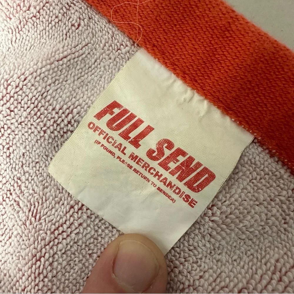 Full Send Nelk Boys Red Beach Towel